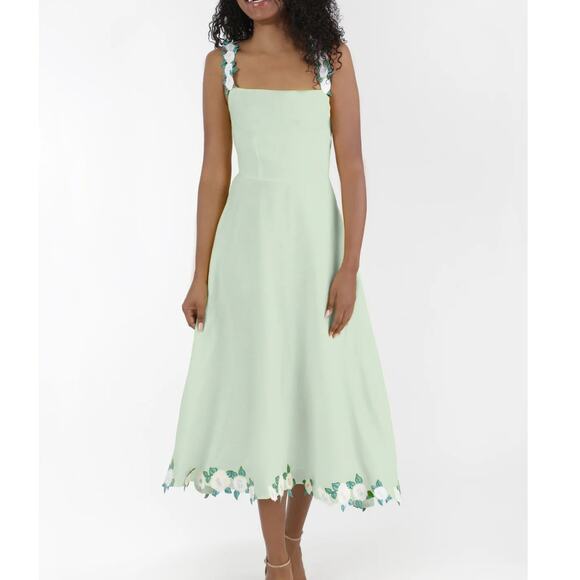 FANM MOON Shasha Dress Mint Green Size M New - Picture 1 of 8
